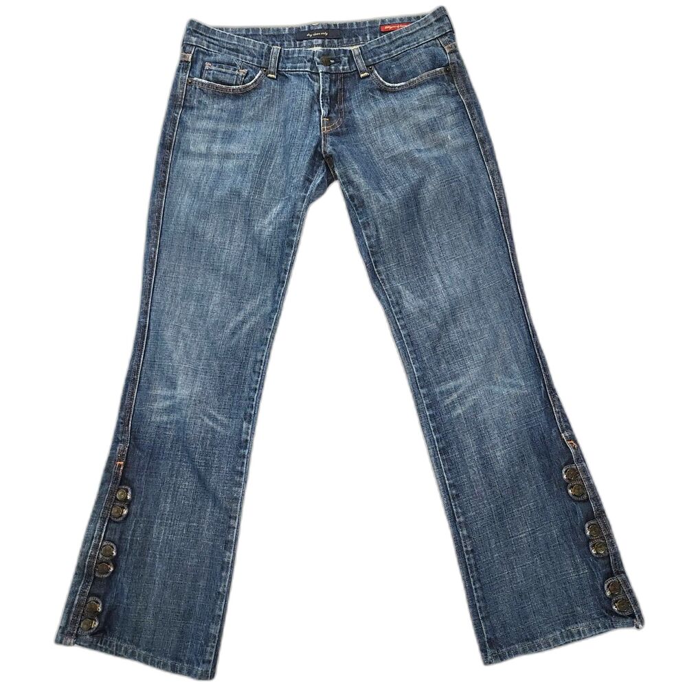 Citizens of Humanity Flare Leg Button Accent Jeans Size 30 x 29